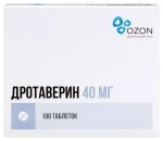 Дротаверин, таблетки 40 мг 100 шт