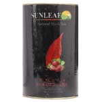 Чай черный, Sunleaf (Санлиф) 75 г №1 с клубникой жестяная банка