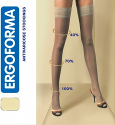 Чулки антиварикозные Ergoforma 2 класс компрессии 23-32 мм р. 4
