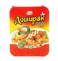 Лапша быстрого приготовления, Доширак 105 г Плюс со вкусом говядины