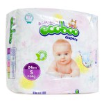 Подгузники, Ecoboo (Экобо) 3-6 кг р.  S 24 шт