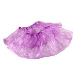 Бахилы полиэтиленовые, 50 шт фиолетовые