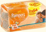 Салфетки влажные детские, Pampers (Памперс) №128 нейчерали клин