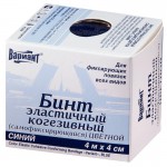 Бинт эластичный когезивный, Вариант р. 4мх4см 1 шт самофиксирующийся цветной синий